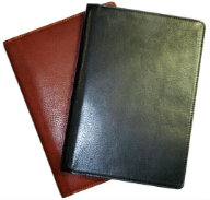 Black & British Tan Full Grain Leather Bound Journals