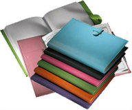 Premium Colored Leather Bound Planners